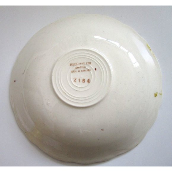 James Kent Longton England Brown Cup & Saucer & Flower Handle #2184 VTG - *READ* - Picture 11 of 14